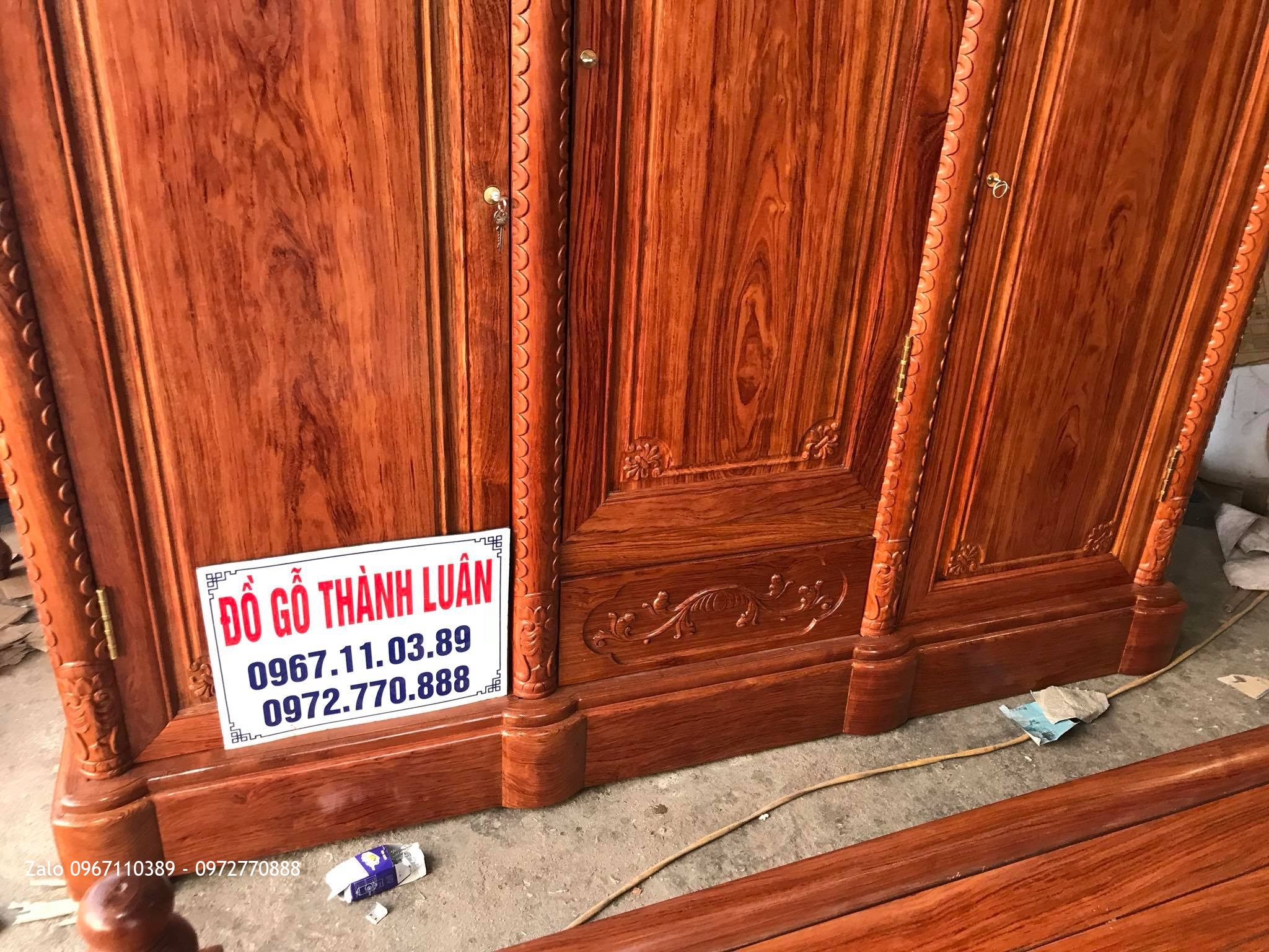 Tủ Áo, Giường Vòm Gỗ Cẩm Lai. Khách Nha Trang,