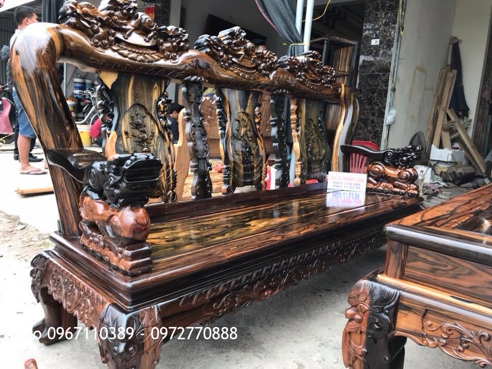 Bộ Minh Quốc Nghê Gỗ Mun Hoa, Kệ Tivi. Khách Yên Bái,: