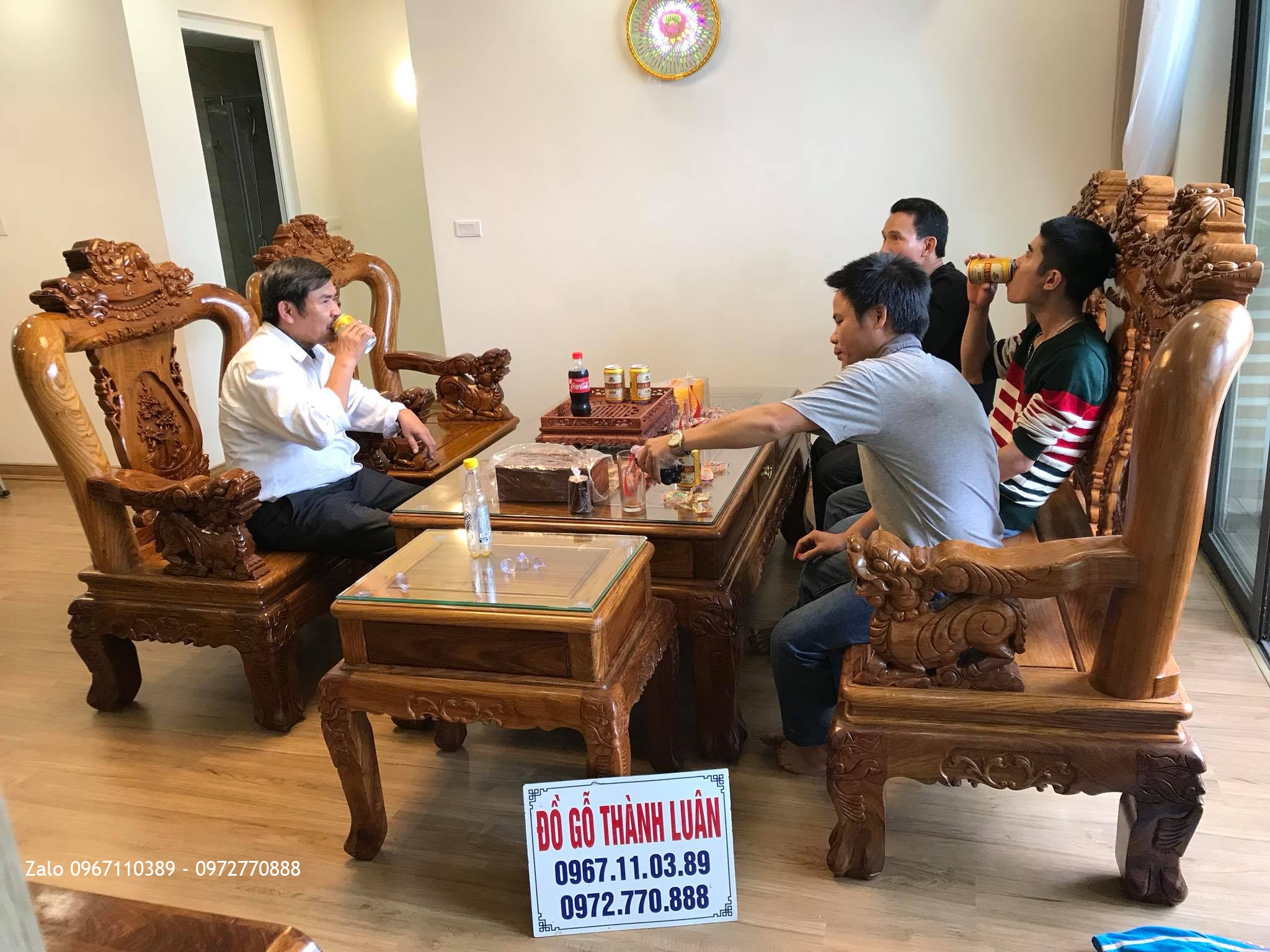 Bàn Giao Nội Thất Phòng Ngủ,Phòng Khách,Phòng Ăn tại gia đình Bác Thuyên Tại Lê Đức Thọ Hà Nội