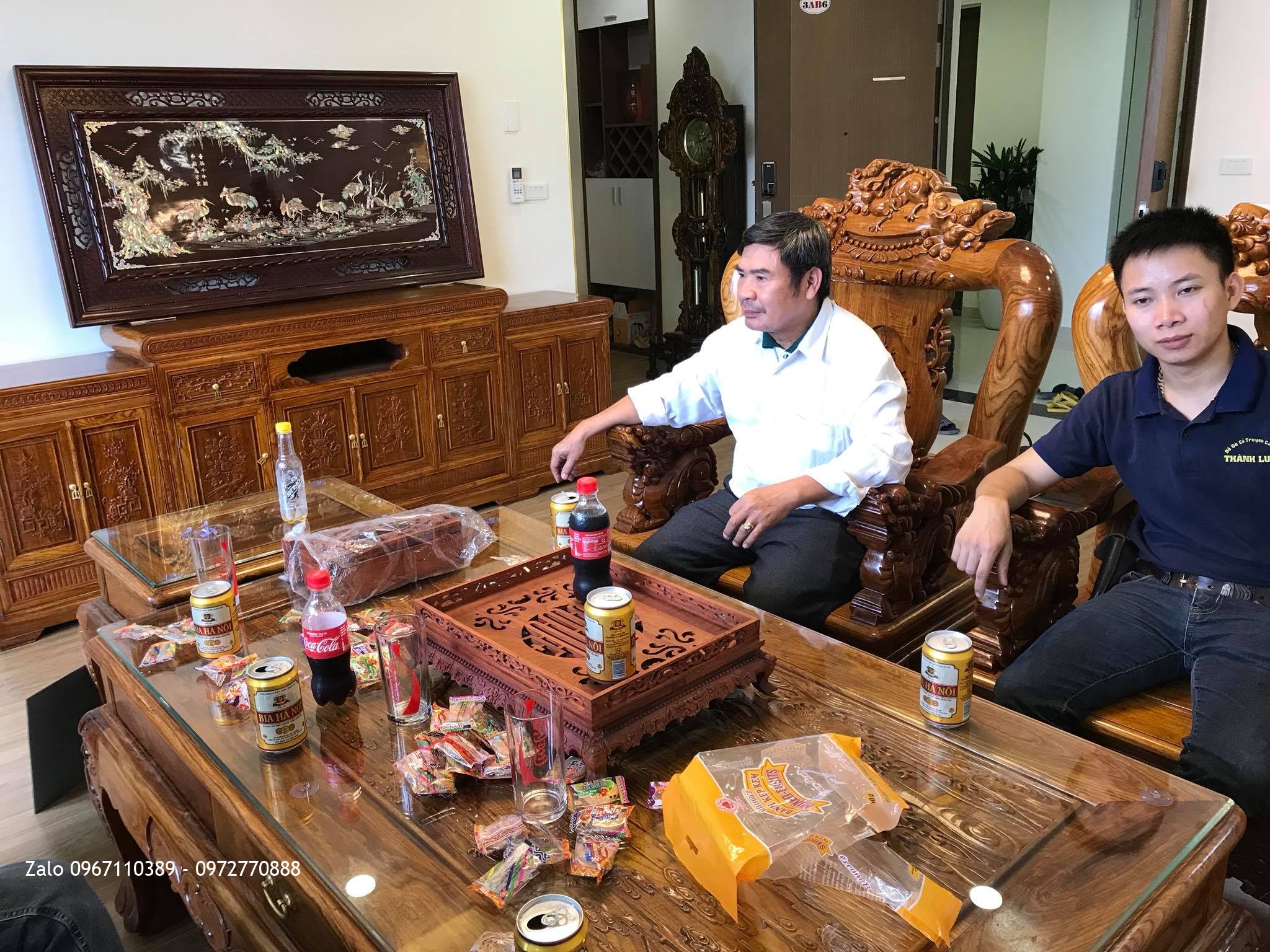 Bàn Giao Nội Thất Phòng Ngủ,Phòng Khách,Phòng Ăn tại gia đình Bác Thuyên Tại Lê Đức Thọ Hà Nội,.