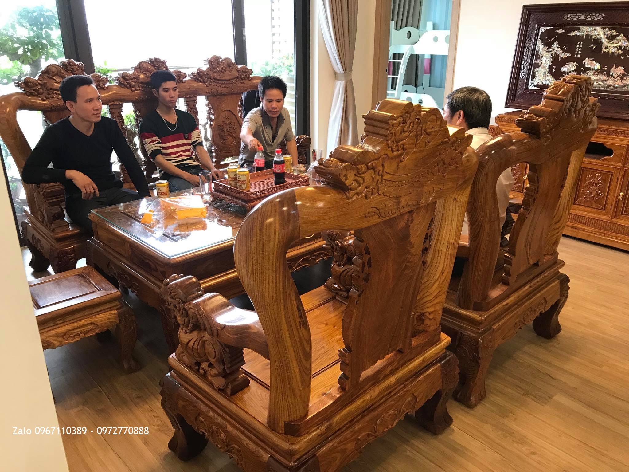 Bàn Giao Nội Thất Phòng Ngủ,Phòng Khách,Phòng Ăn tại gia đình Bác Thuyên Tại Lê Đức Thọ Hà Nội.