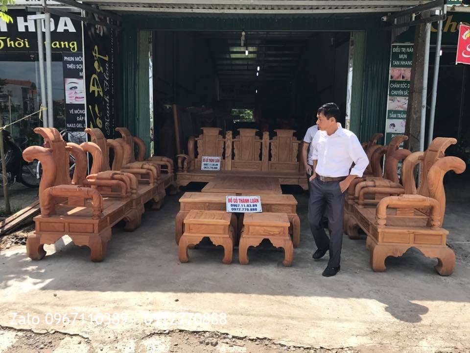 Bộ Tần Thủy Hoàng Gỗ Gõ Đỏ Nam Phi. Khách DakLak