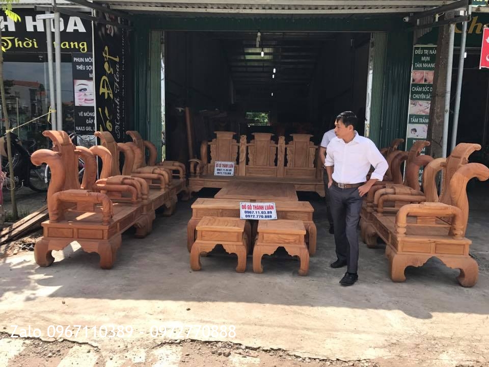 Bộ Tần Thủy Hoàng Gỗ Gõ Đỏ Nam Phi. Khách DakLak.