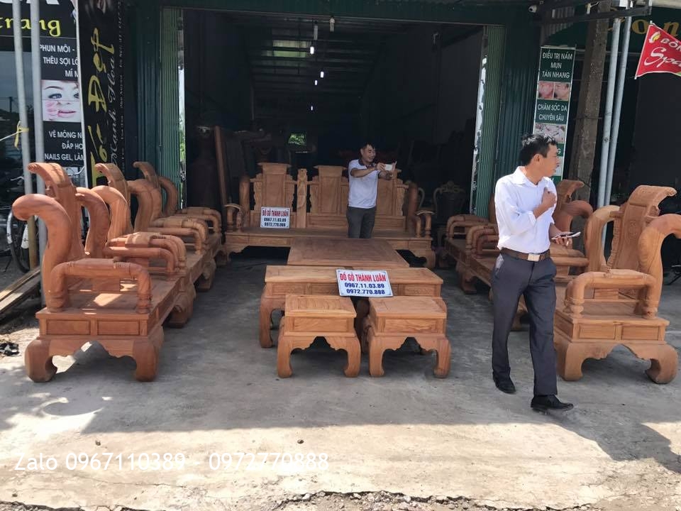 Bộ Tần Thủy Hoàng Gỗ Gõ Đỏ Nam Phi. Khách DakLak: