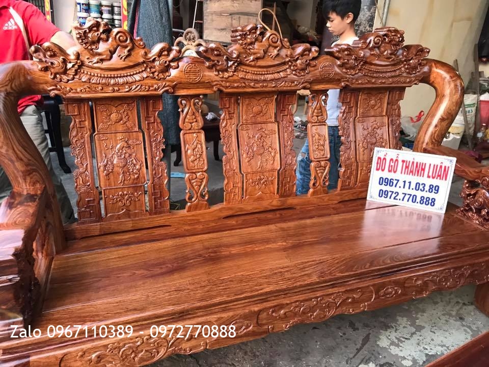 Bộ Minh Quốc Nghê Gỗ Hương Vân Cột 14. A Nghề Hưng Yên:.