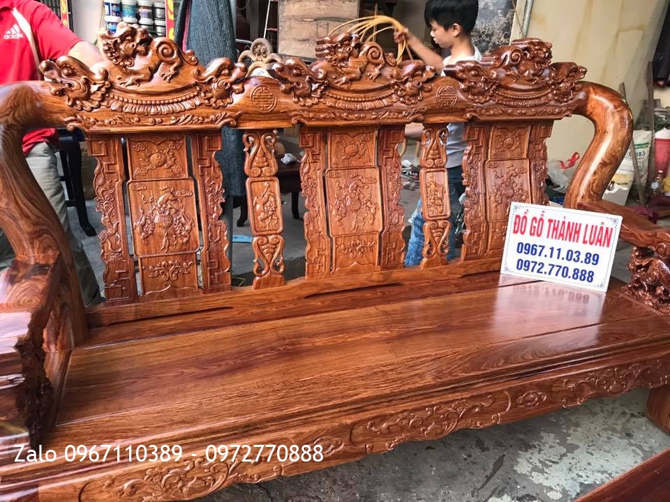 Bộ Minh Quốc Nghê Gỗ Hương Vân Cột 14. A Nghề Hưng Yên:.