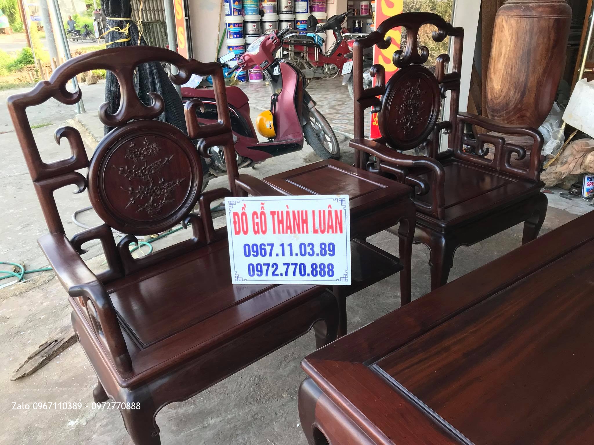 Bàn Ghế Móc Mỏ Gỗ Gụ VÍP. A Phương Hà Nội,