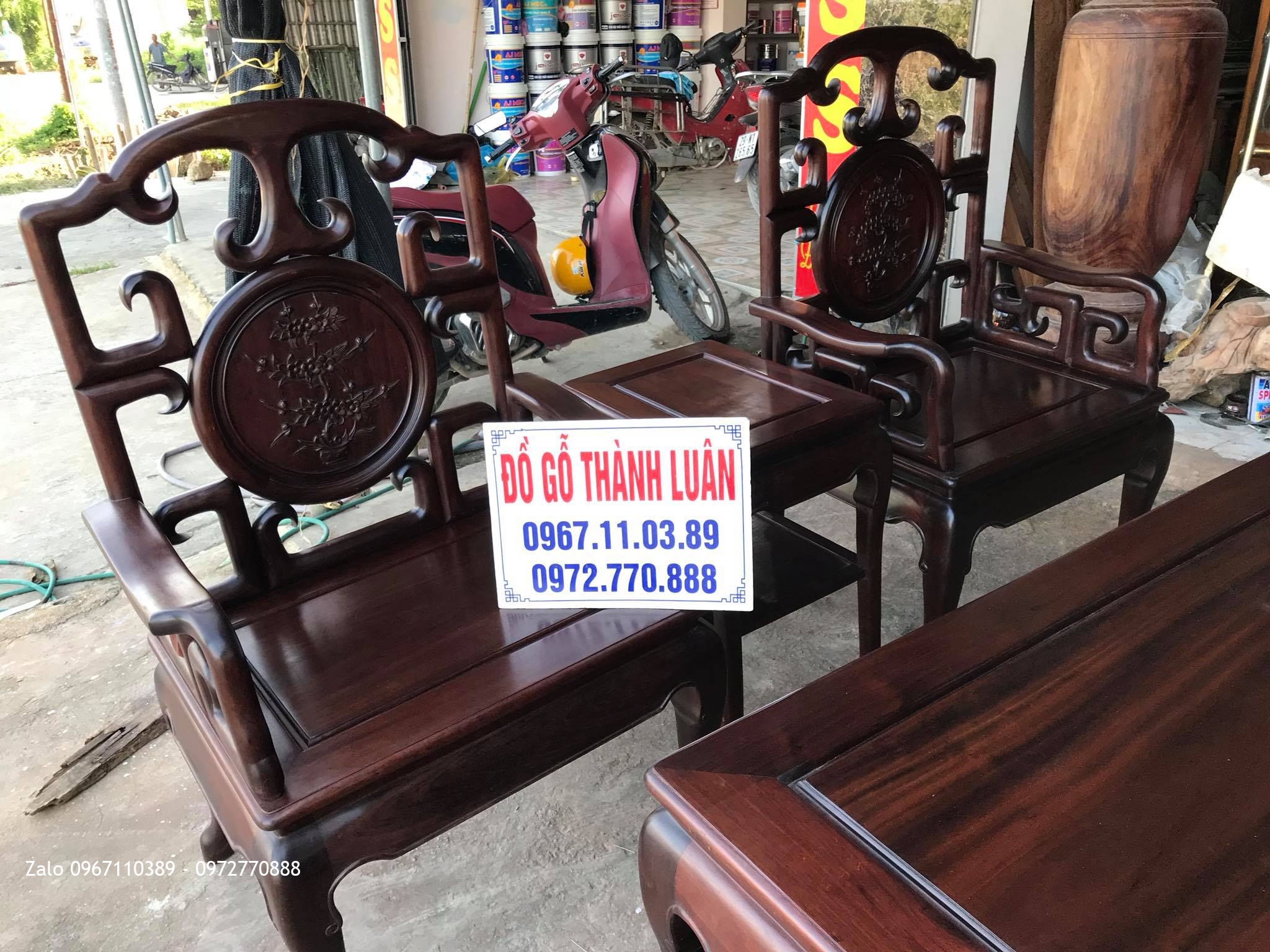 Bàn Ghế Móc Mỏ Gỗ Gụ VÍP. A Phương Hà Nội.