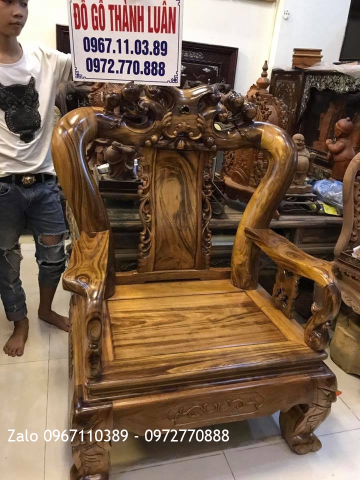 Bộ Ghế Gụ Ta Cột 12. Khách Phú Xuyên HN