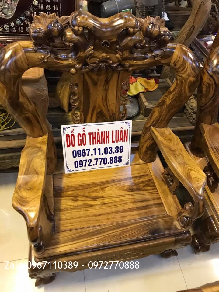 Bộ Ghế Gụ Ta Cột 12. Khách Phú Xuyên HN::.