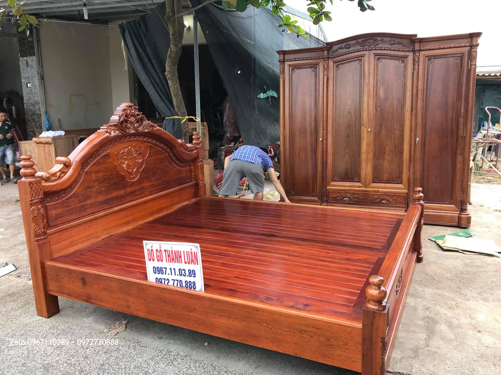 Giường, Tủ Áo Gỗ Gụ. Khách Diễn Châu Nghệ An.