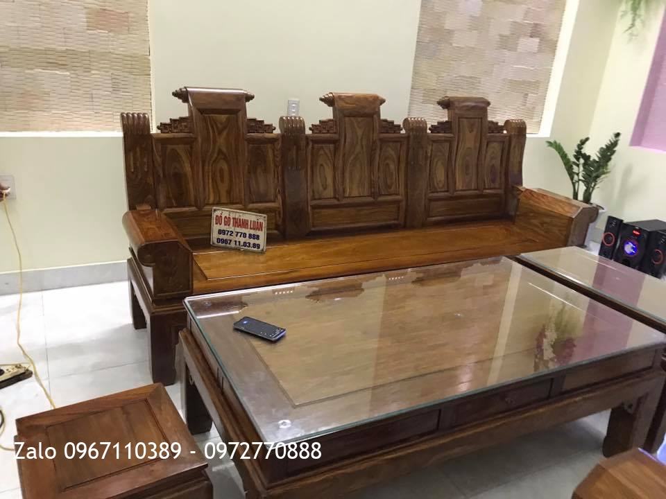 Bộ Âu Á Hộp Gỗ Hương Vân Đỏ. Khách Thuỷ Nguyên Hải Phòng