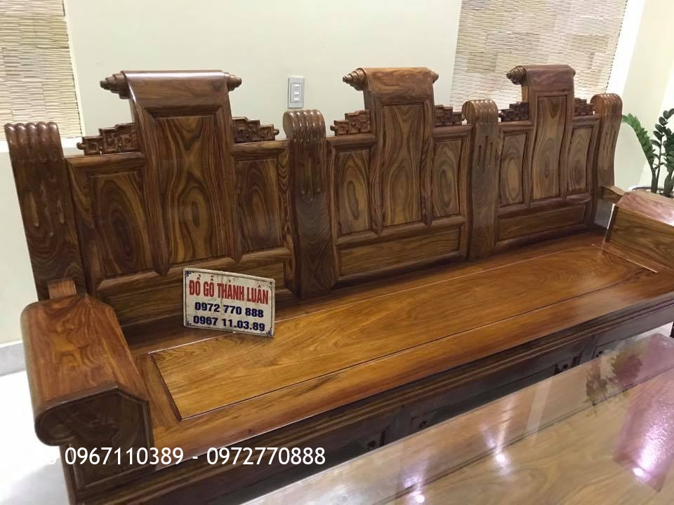 Bộ Âu Á Hộp Gỗ Hương Vân Đỏ. Khách Thuỷ Nguyên Hải Phòng..