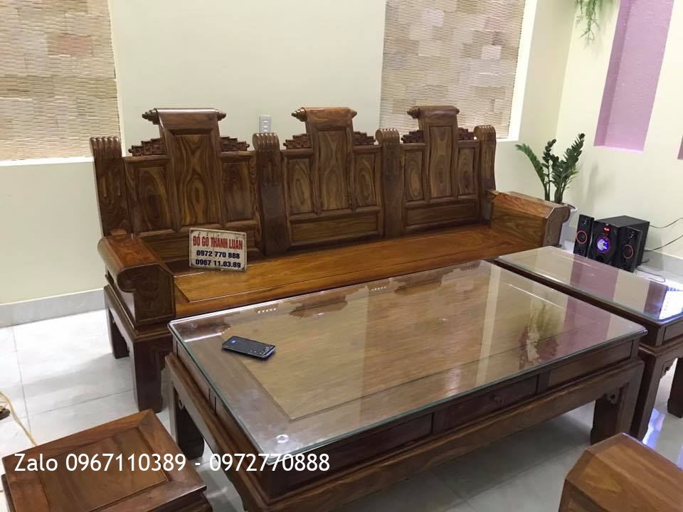 Bộ Âu Á Hộp Gỗ Hương Vân Đỏ. Khách Thuỷ Nguyên Hải Phòng