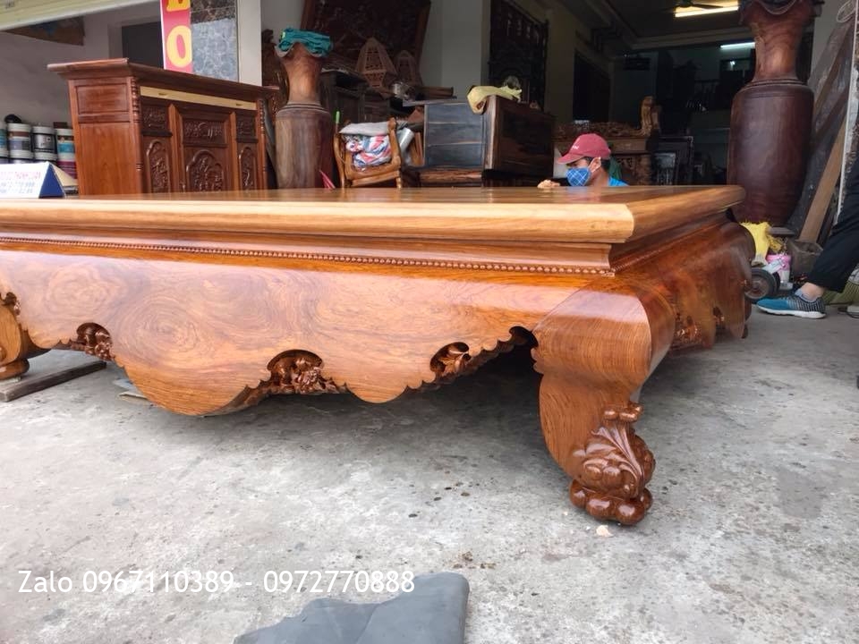 Bộ Ghế Đầu Voi Như Ý, Sập Gụ Tứ Diện. Khách Mỹ Đức Hà Nội. .