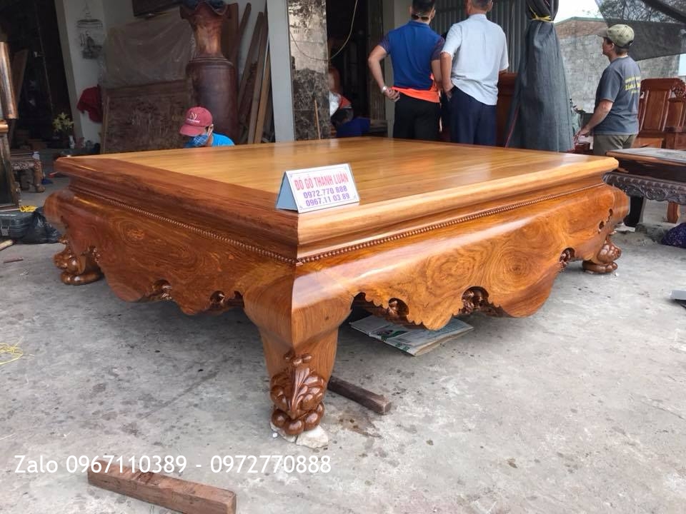 Bộ Ghế Đầu Voi Như Ý, Sập Gụ Tứ Diện. Khách Mỹ Đức Hà Nội. ..