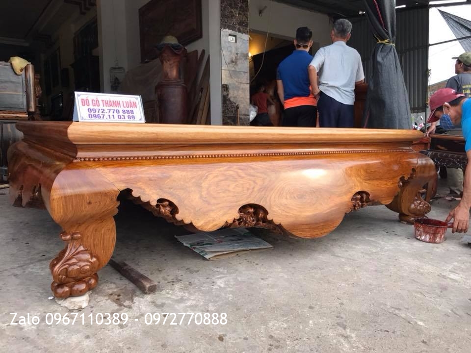 Bộ Ghế Đầu Voi Như Ý, Sập Gụ Tứ Diện. Khách Mỹ Đức Hà Nội..