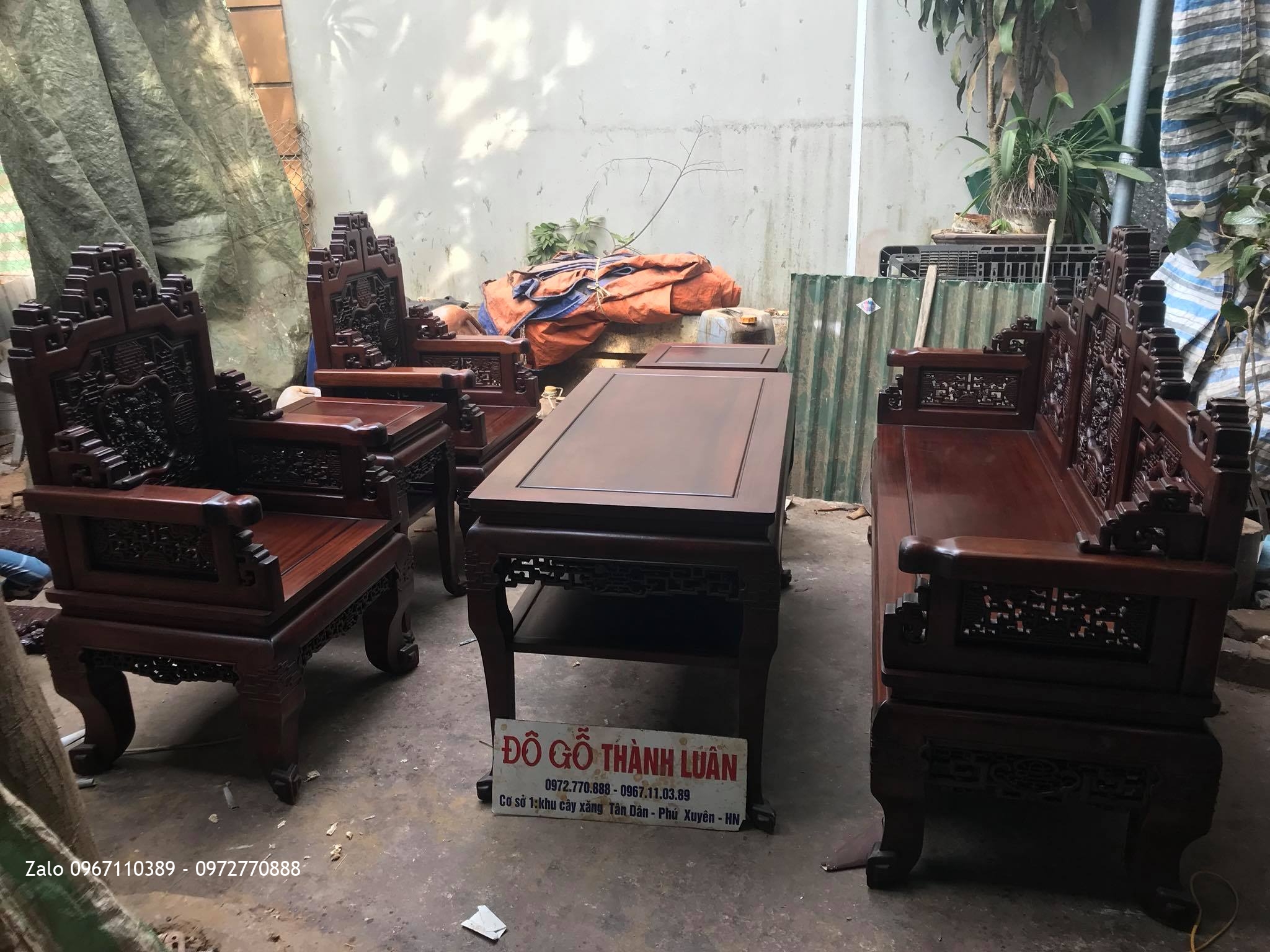 Trường Kỷ Huế Ngũ Lân Gỗ Gụ Siêu Khủng. Khách Hưng Yên.