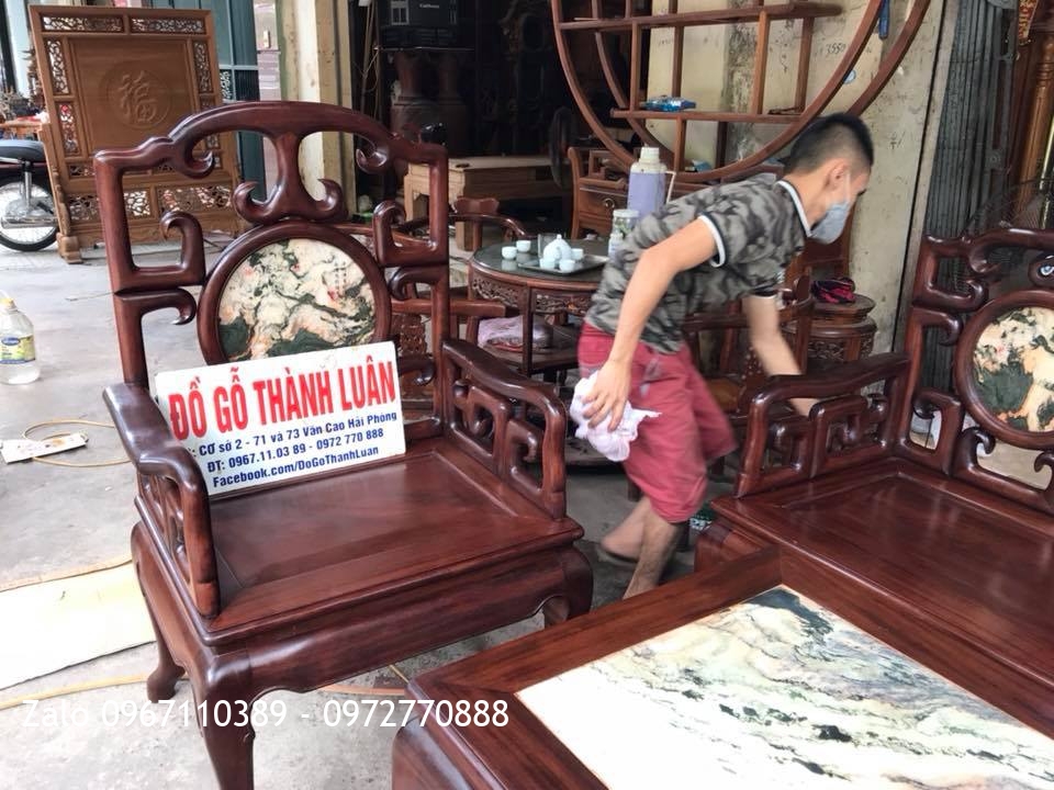 Bộ Móc Mỏ Gỗ Gụ Mật. Khách Hải Phòng,.