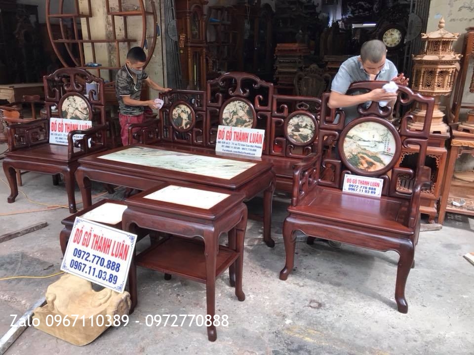 Bộ Móc Mỏ Gỗ Gụ Mật. Khách Hải Phòng.