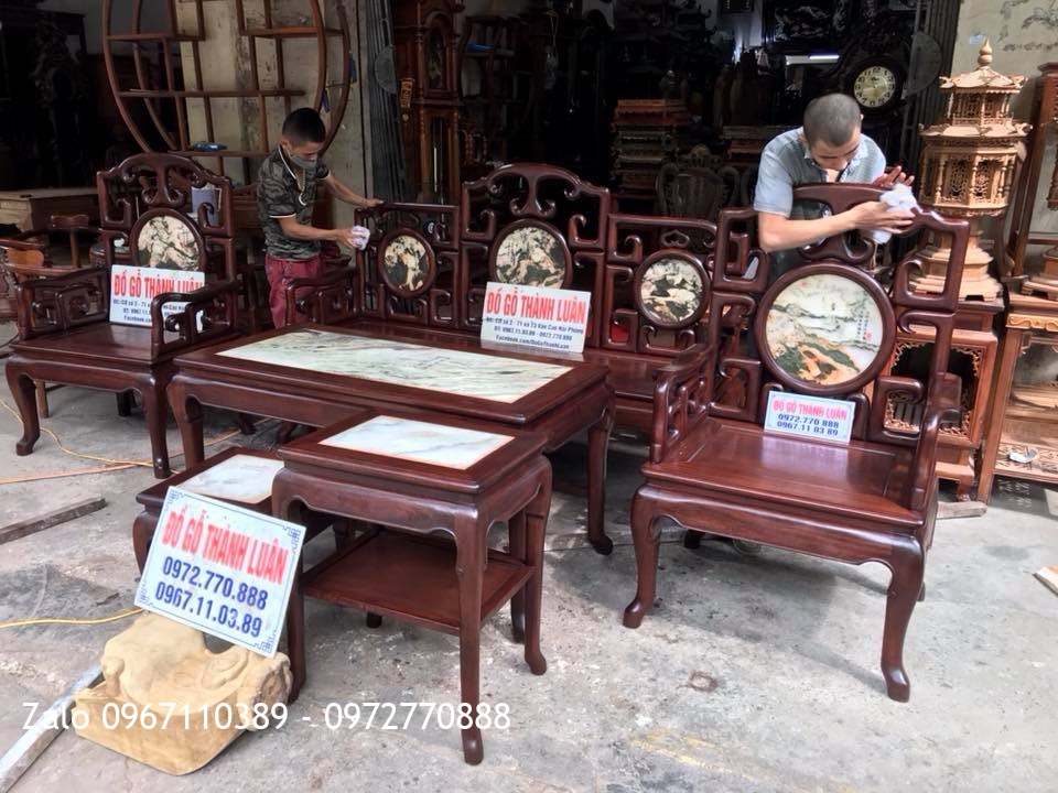 Bộ Móc Mỏ Gỗ Gụ Mật. Khách Hải Phòng.