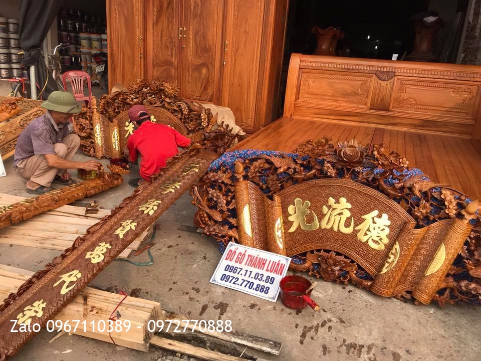 2 Bộ Cuốn Thư Câu Đối Gỗ Gụ.Khách Bắc Giang