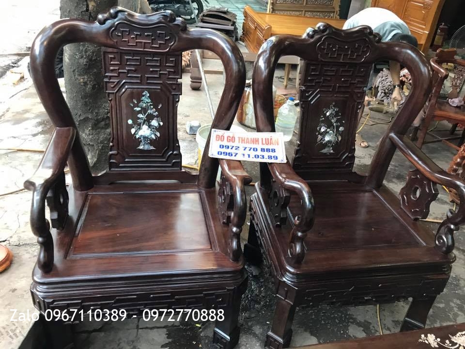 Bộ Minh Quốc Triện Gỗ Gụ Ta.