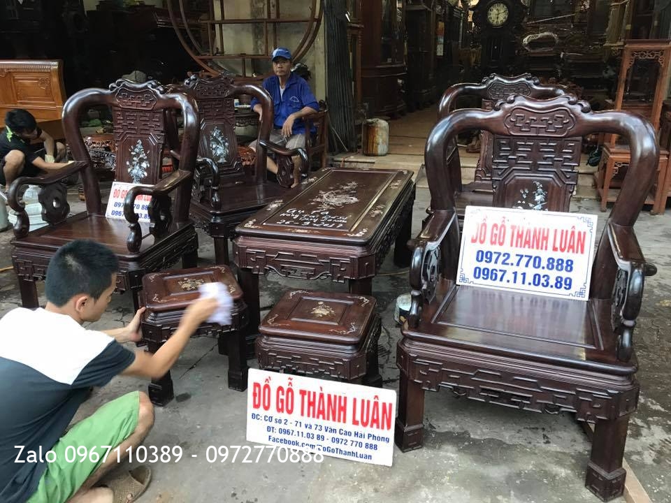 Bộ Minh Quốc Triện Gỗ Gụ Ta::.