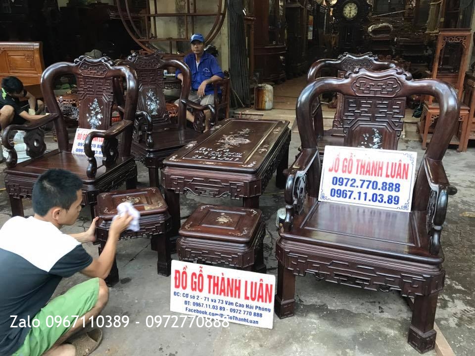 Bộ Minh Quốc Triện Gỗ Gụ Ta::.