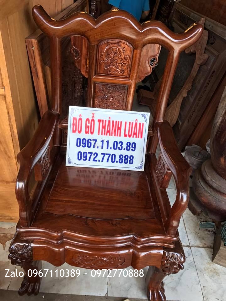 Bộ Bàn Ghế Ăn Gỗ Cẩm Lai Lào. Chị Tím Nha Trang.: