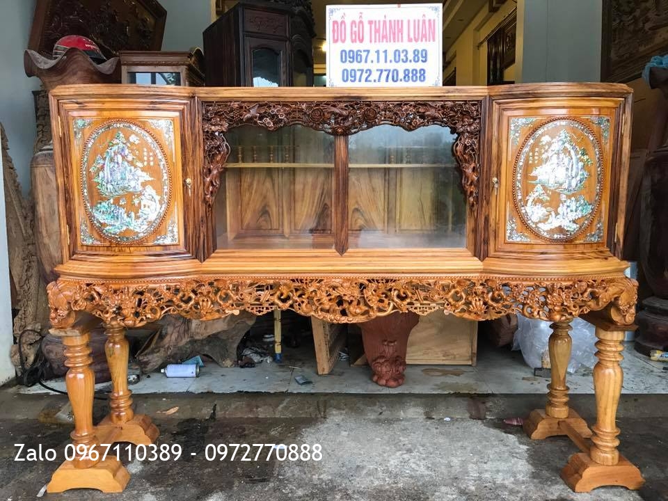 Tủ Chè Gỗ Gụ Ta Quảng Bình VÍP. Bác Tự Đội Cấn HN