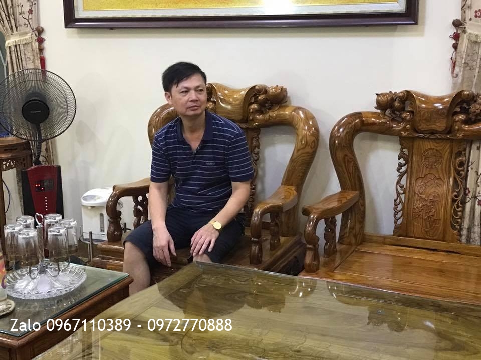 Bộ Bàn Ghế Minh Quốc Đào Cột 12. Chú Ngợi Việt Trì Phú Thọ