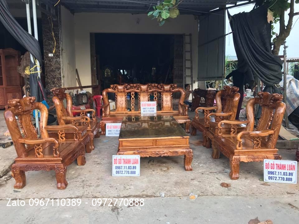 Bộ Bàn Ghế Minh Quốc Đào Cột 12. Chú Ngợi Việt Trì Phú Thọ..