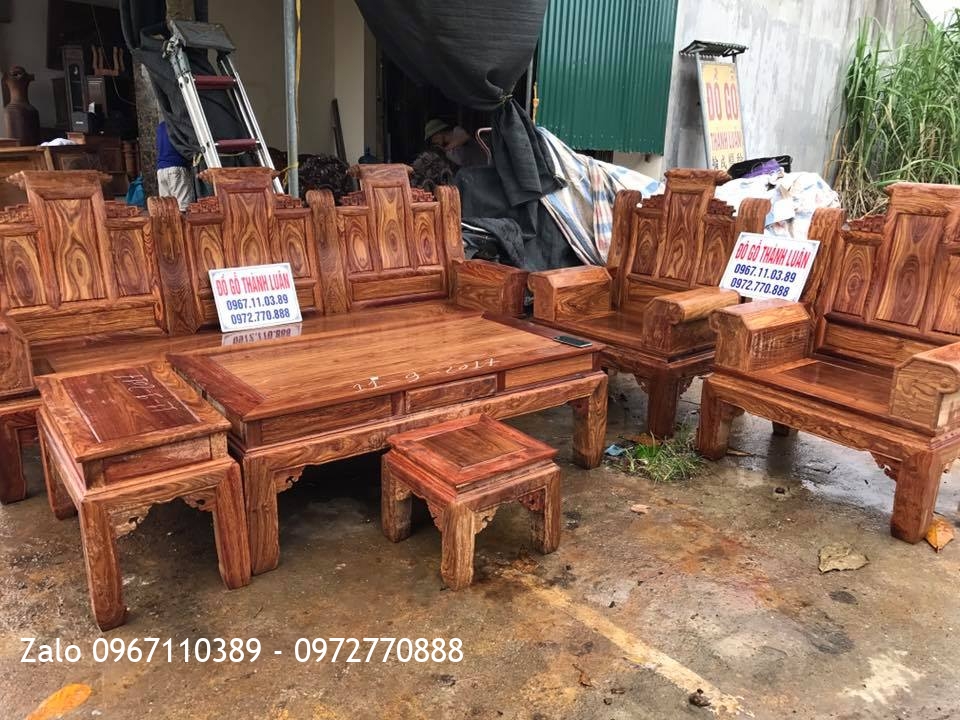 Bộ Âu Á Hộp Hương Vân Đỏ Nam Phi 6 Món.