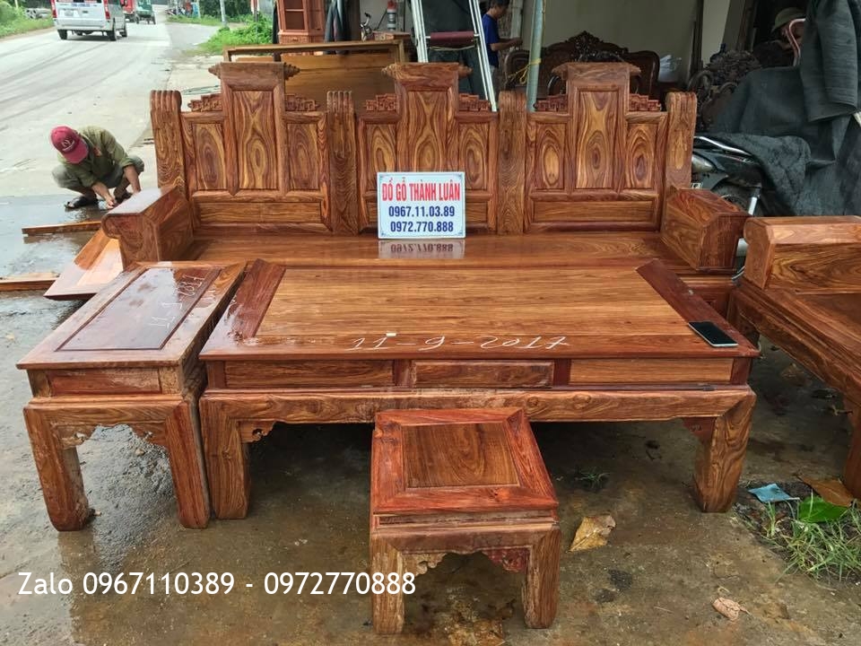 Bộ Âu Á Hộp Hương Vân Đỏ Nam Phi 6 Món.