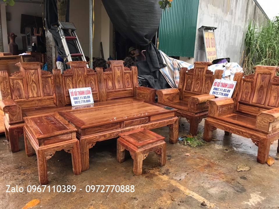 Bộ Âu Á Hộp Hương Vân Đỏ Nam Phi 6 Món.