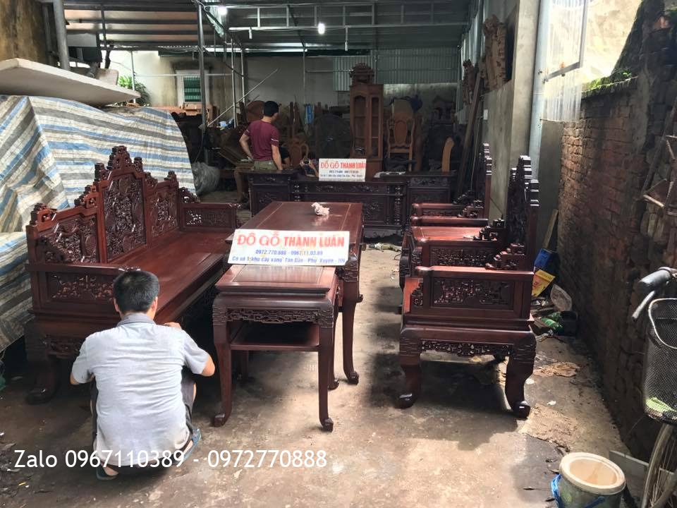 Kệ Tivi, Bộ Trường Kỷ Huế Ngũ Lân Gỗ Gụ..