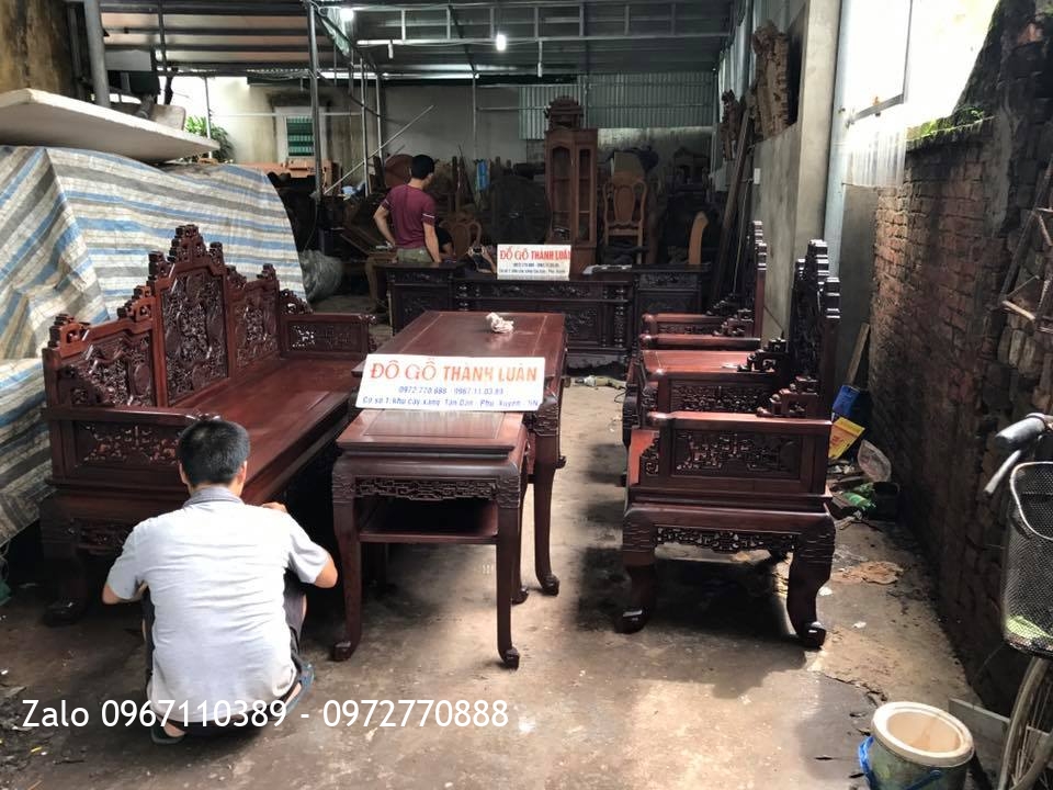 Kệ Tivi, Bộ Trường Kỷ Huế Ngũ Lân Gỗ Gụ..