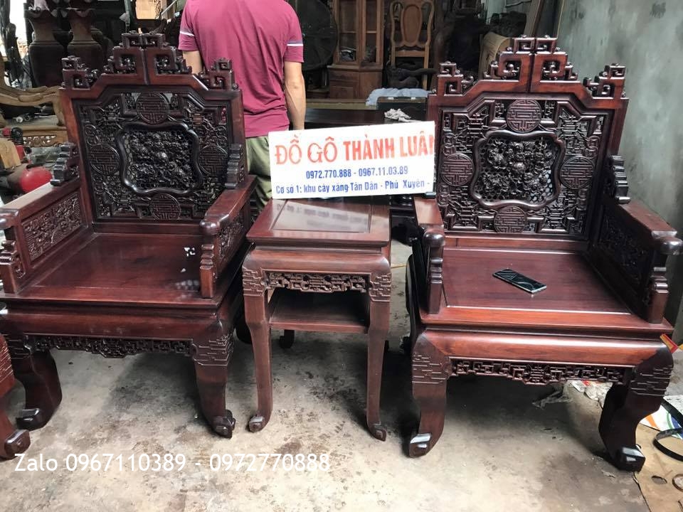 Kệ Tivi, Bộ Trường Kỷ Huế Ngũ Lân Gỗ Gụ:..