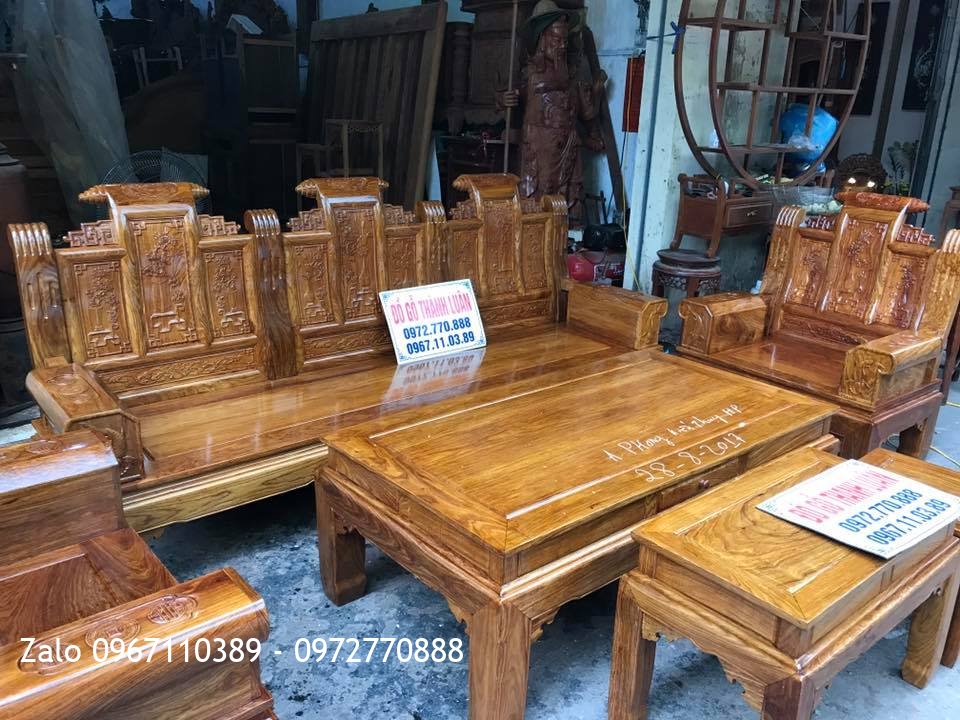 Bộ Ghế Âu Á Hộp Gỗ Hương. A Phong Kiến Thuỵ Hải Phòng:.