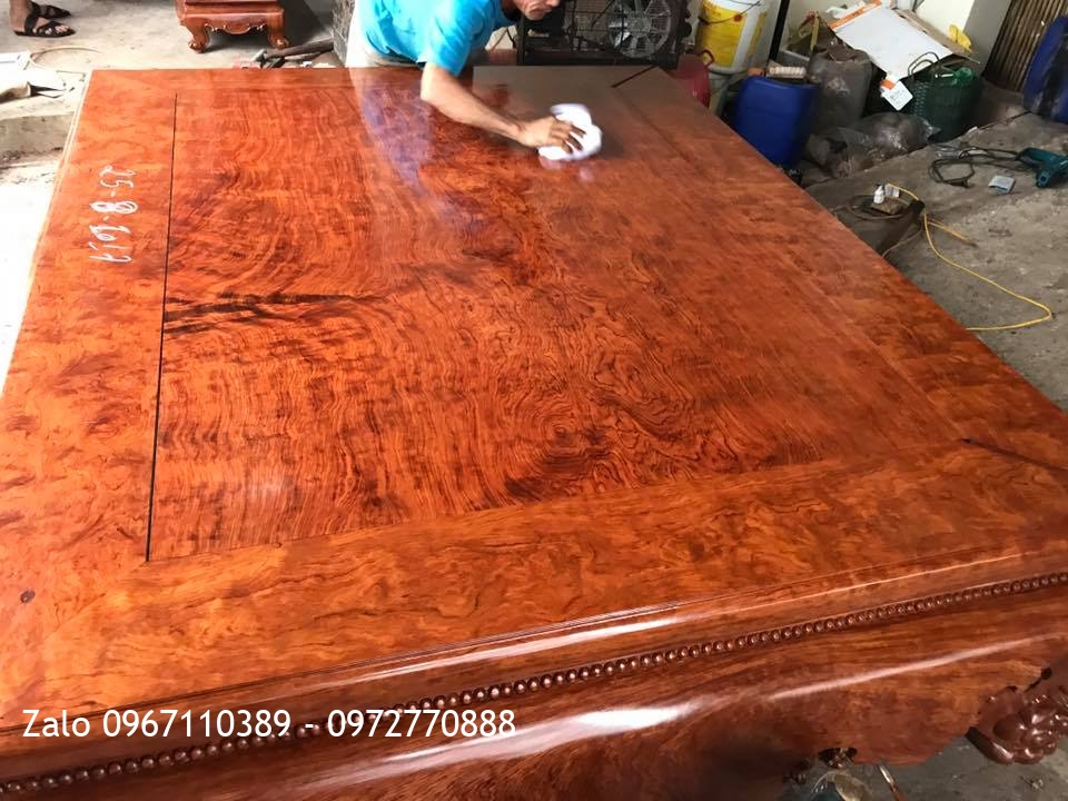 Bàn Giao Sập Cẩm Lai Nam Phi mặt 1 lá. A Uy Phù Cừ Hưng Yên,