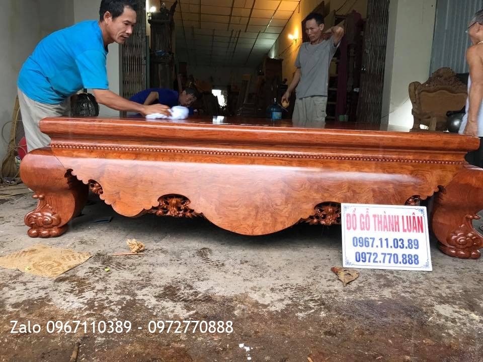 Bàn Giao Sập Cẩm Lai Nam Phi mặt 1 lá. A Uy Phù Cừ Hưng Yên,,