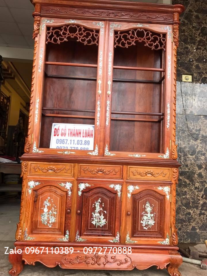 Tủ Rượu Gỗ Hương Đỏ. Khách Nghệ An::