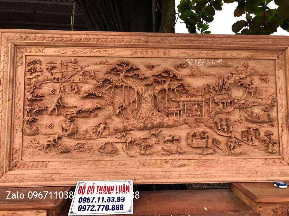 Tranh Đồng Quê Hương Đá Nam Phi