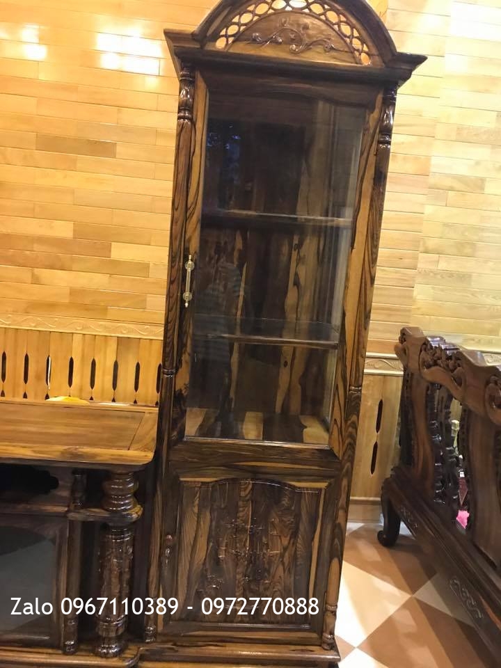 Bộ Cuốn Thư Câu Đối Gỗ Gụ. Khách Hải Dương-