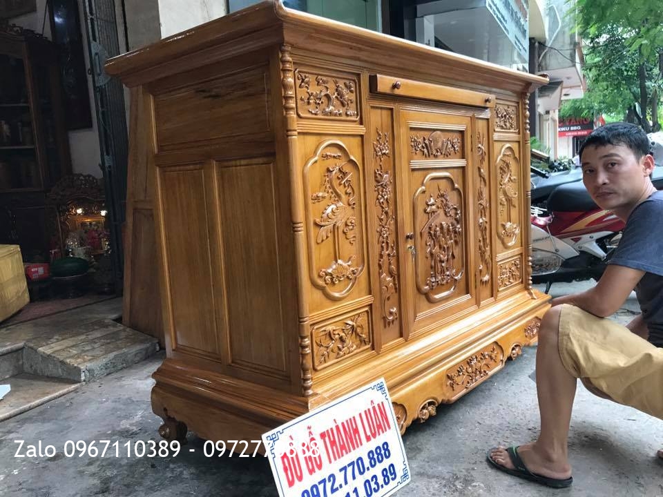 Tủ Thờ Gỗ Gụ. A Đức Bãi Cháy Quảng Ninh,.