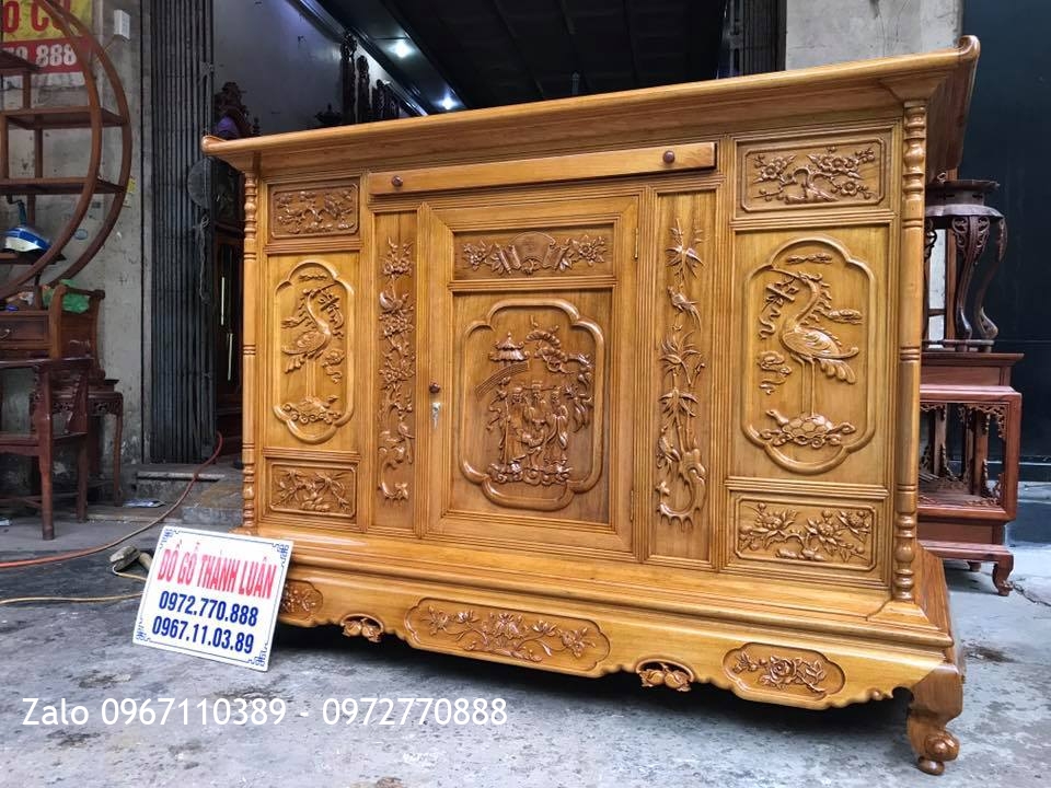 Tủ Thờ Gỗ Gụ. A Đức Bãi Cháy Quảng Ninh