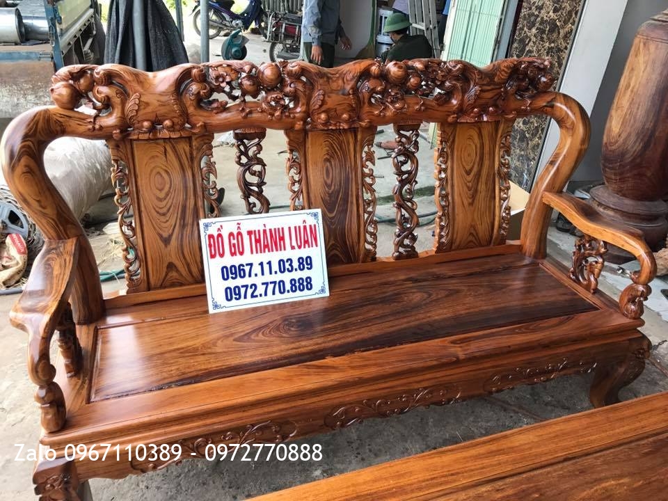 Bộ ghế Gụ Ta Quảng Bình GTC10 Víp 4. A Bản Hưng Yên