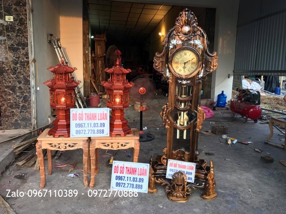 ng Hồ Gỗ Mun, Đôi Đèn Gỗ Hương Đỏ. Khách Vũng Tàu-