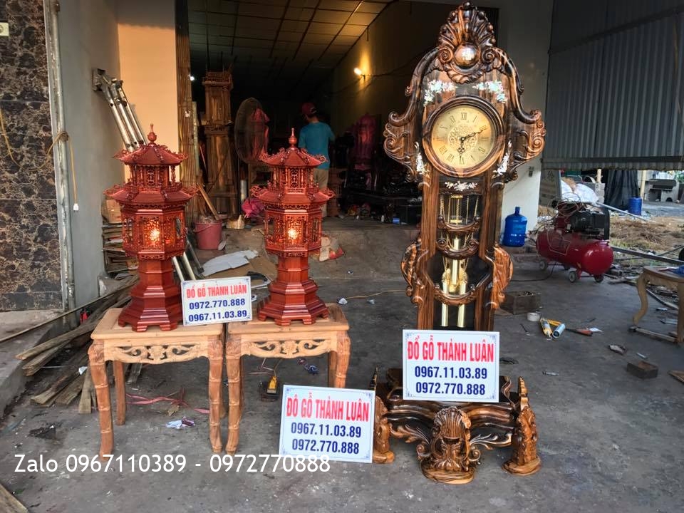 ng Hồ Gỗ Mun, Đôi Đèn Gỗ Hương Đỏ. Khách Vũng Tàu-